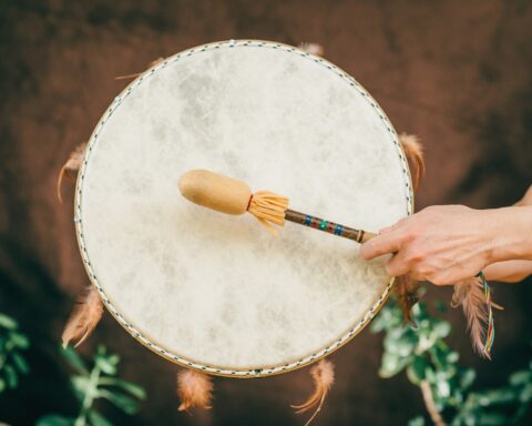 Indian drum in sound therapy